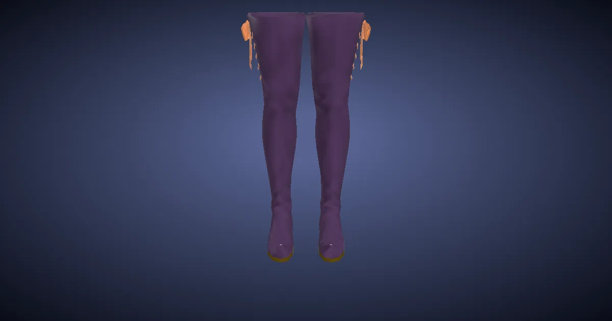 3D-Ansicht von Hexenstiefel