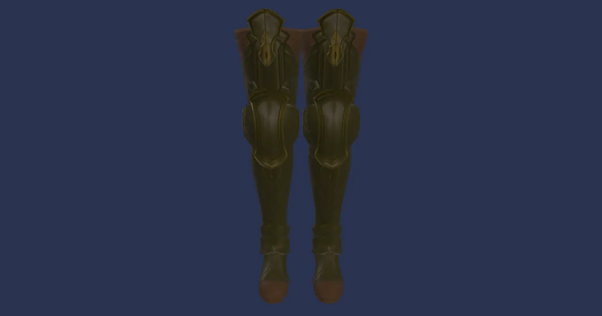 Bluespirit Sabatons of Maiming - 3D render