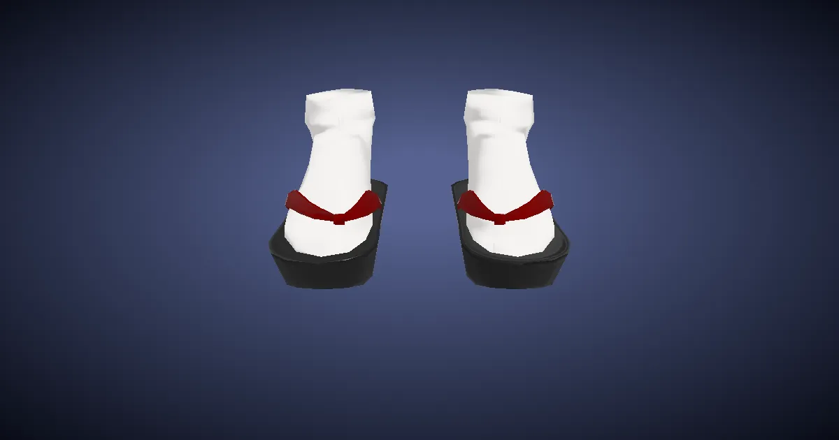 Little Lady's Clogs - 3D render