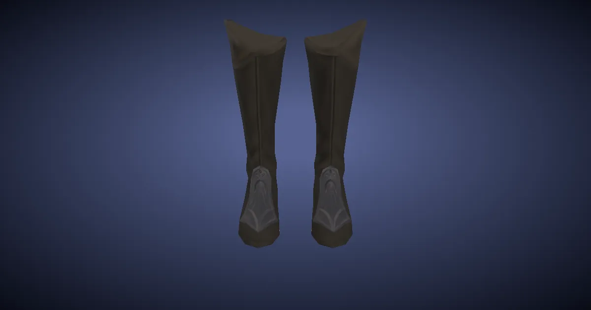 Gliderskin Boots of Healing - 3D render
