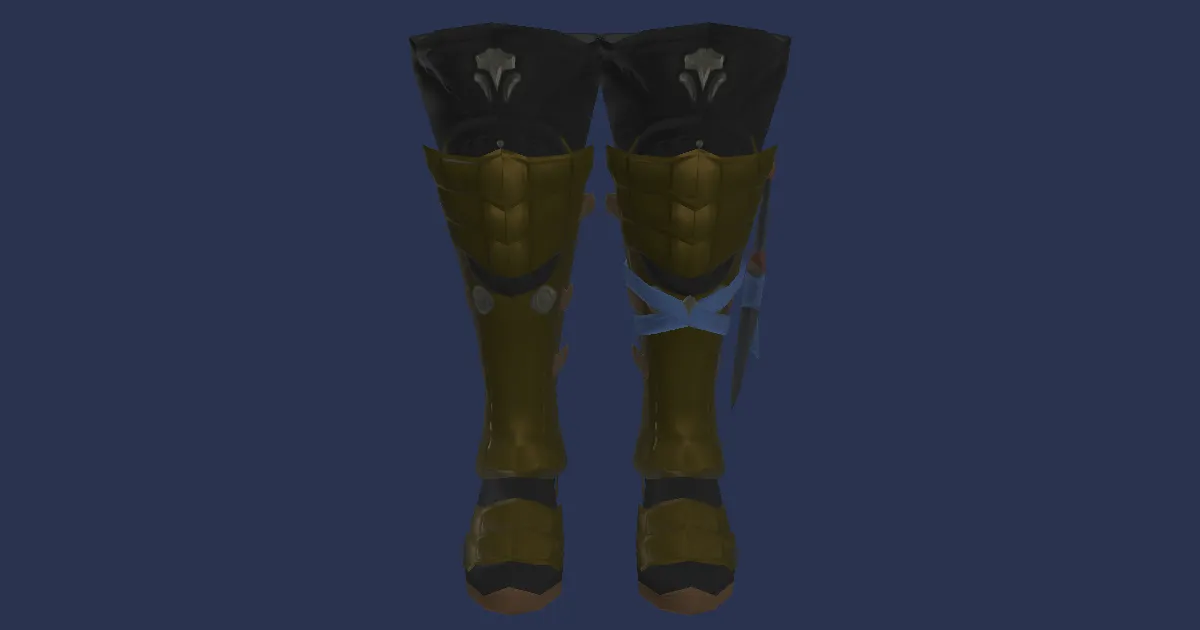 Bluespirit Greaves of Casting - 3D render