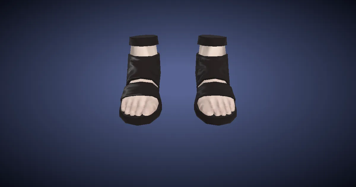 Smilodonskin Shoes of Gathering - 3D render