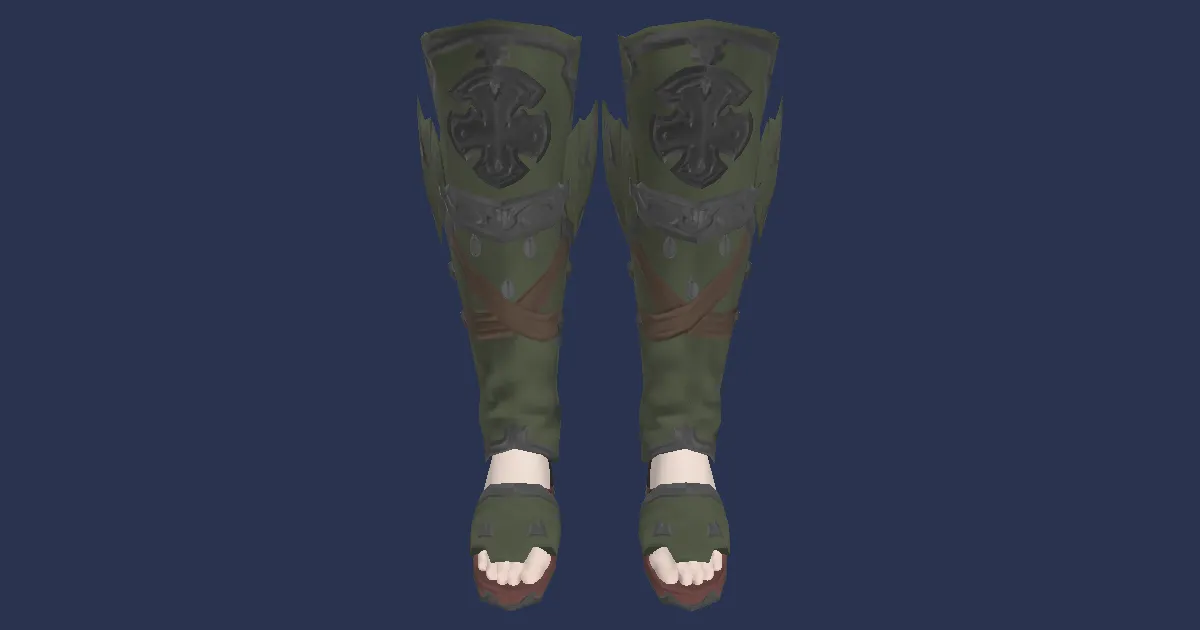 Loboskin Caligae of Fending - 3D render