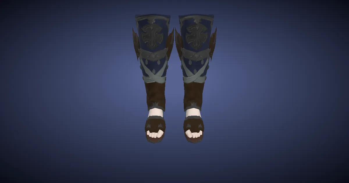 Loboskin Caligae of Maiming - 3D render
