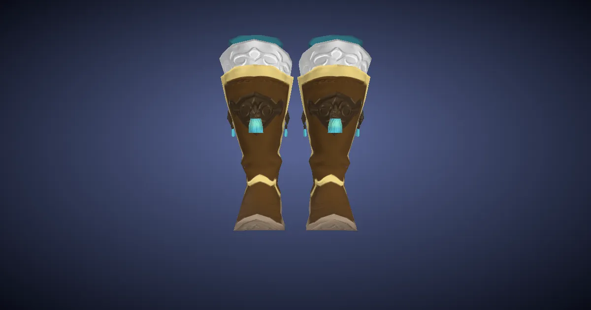 Rendu 3D de Bottes des ressources en cuir de tigre
