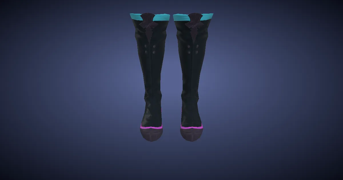 Saigaskin Boots of Fending - 3D render