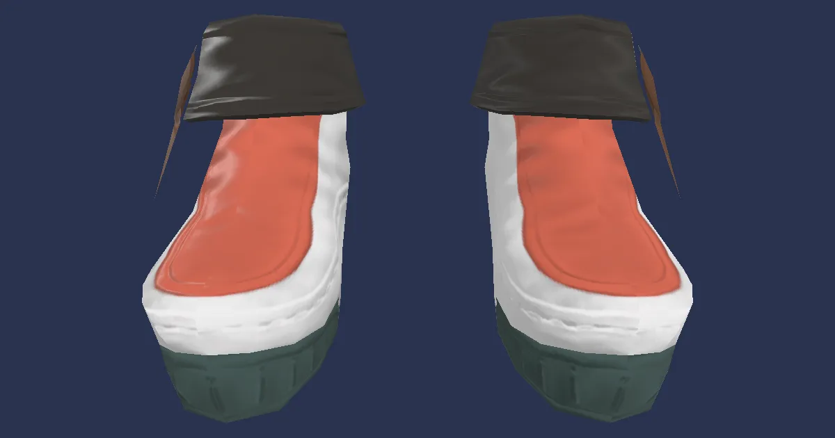 3D-Ansicht von Skalla-Schuhe der Heilung