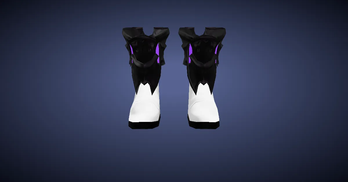 3D-Ansicht von Gargantualeder-Schuhe der Heilung
