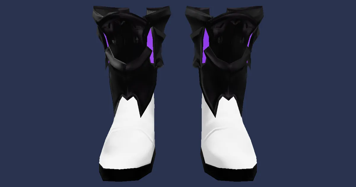 Rendu 3D de Chaussures de soigneur en cuir de gargantua
