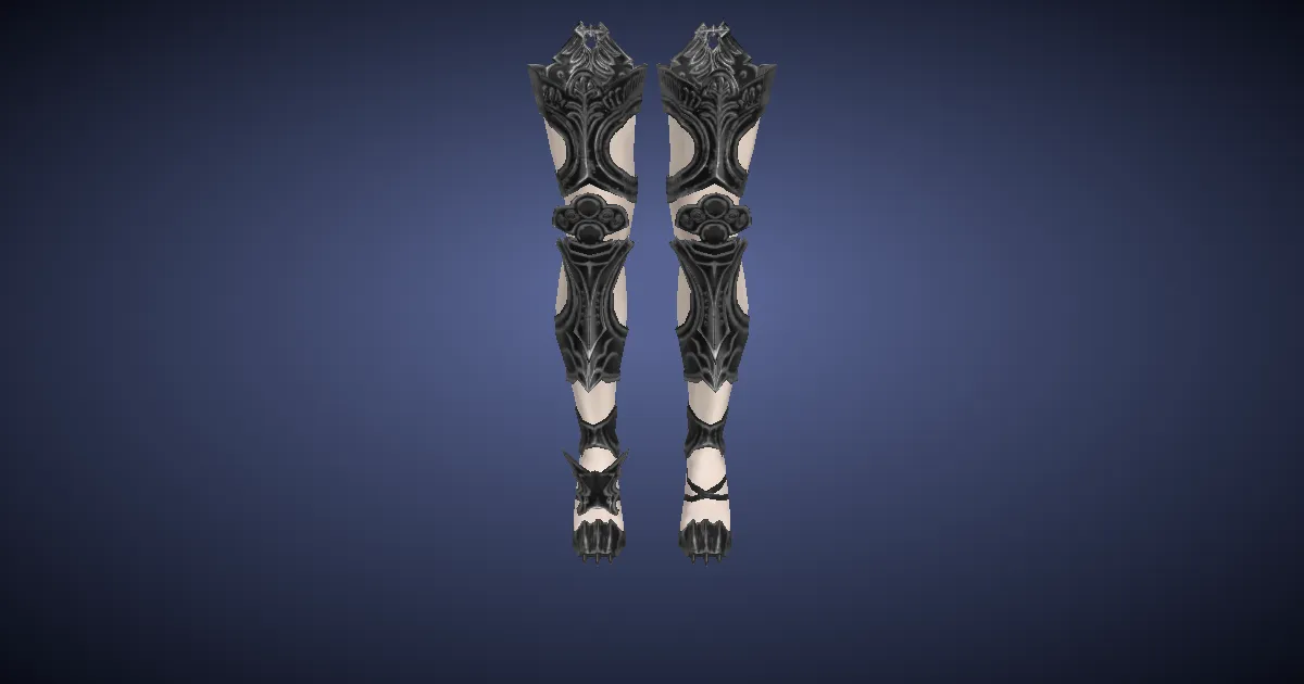 Rendu 3D de Sandales viéras