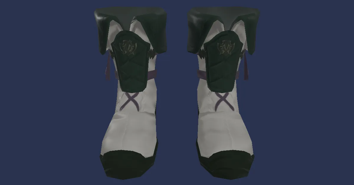 Gajaskin Shoes of Scouting - 3D render