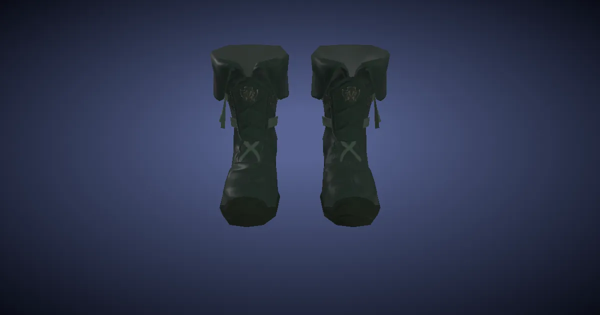 Gajaskin Shoes of Striking - 3D render