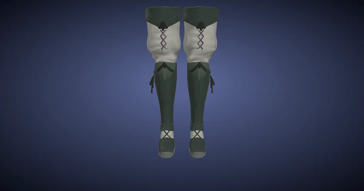 Gajaskin Boots of Healing - 3D render