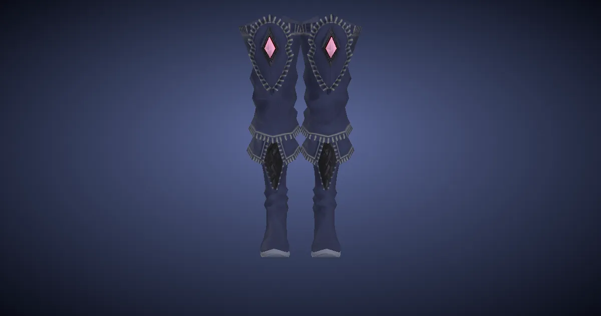 Rendu 3D de Cuissardes d'abatteur en cuir de br'aax