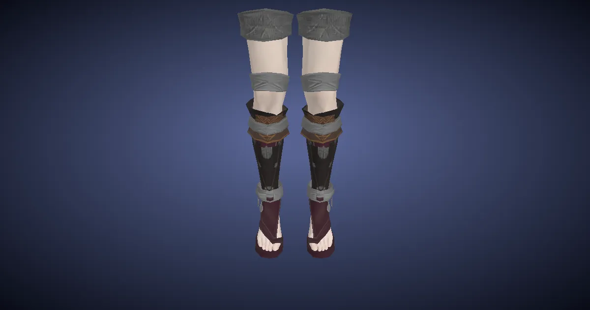 Br'aaxskin Sandals of Casting - 3D render