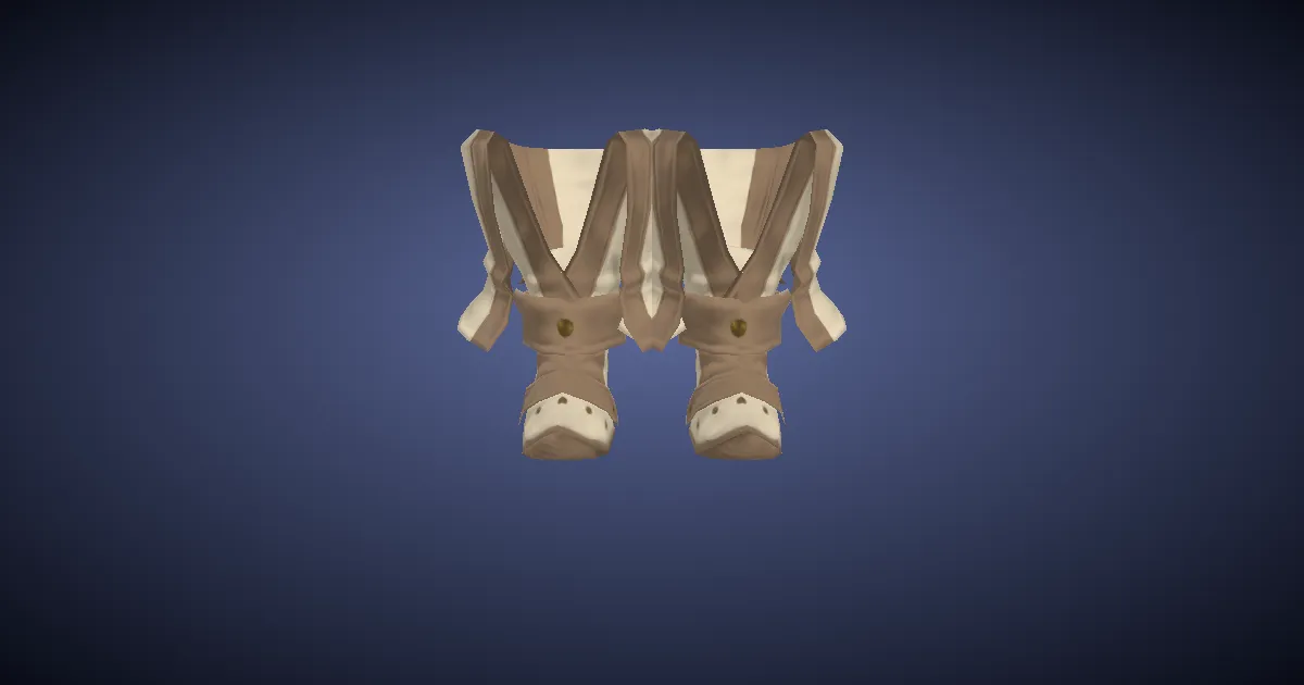 3D-Ansicht von Glaucusleder-Schuhe des Schlagens