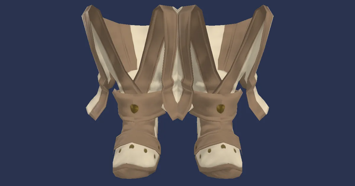 3D-Ansicht von Glaucusleder-Schuhe des Schlagens