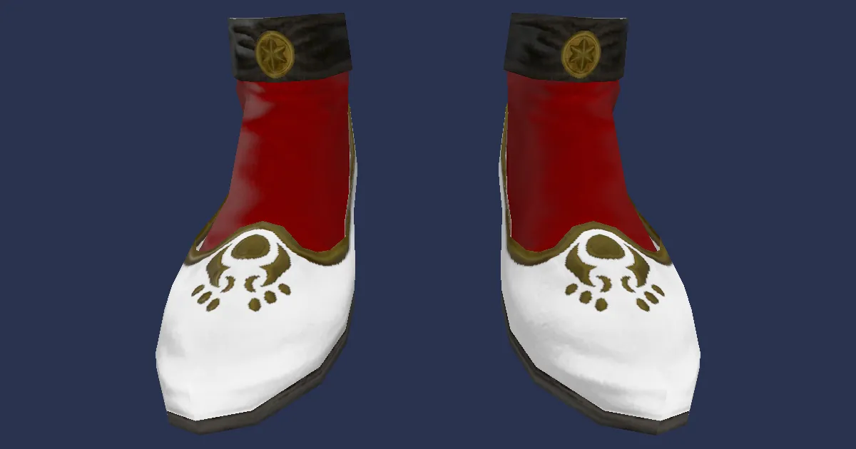 3D-Ansicht von Modifizierte Altkönigreich-Schuhe der Heilung