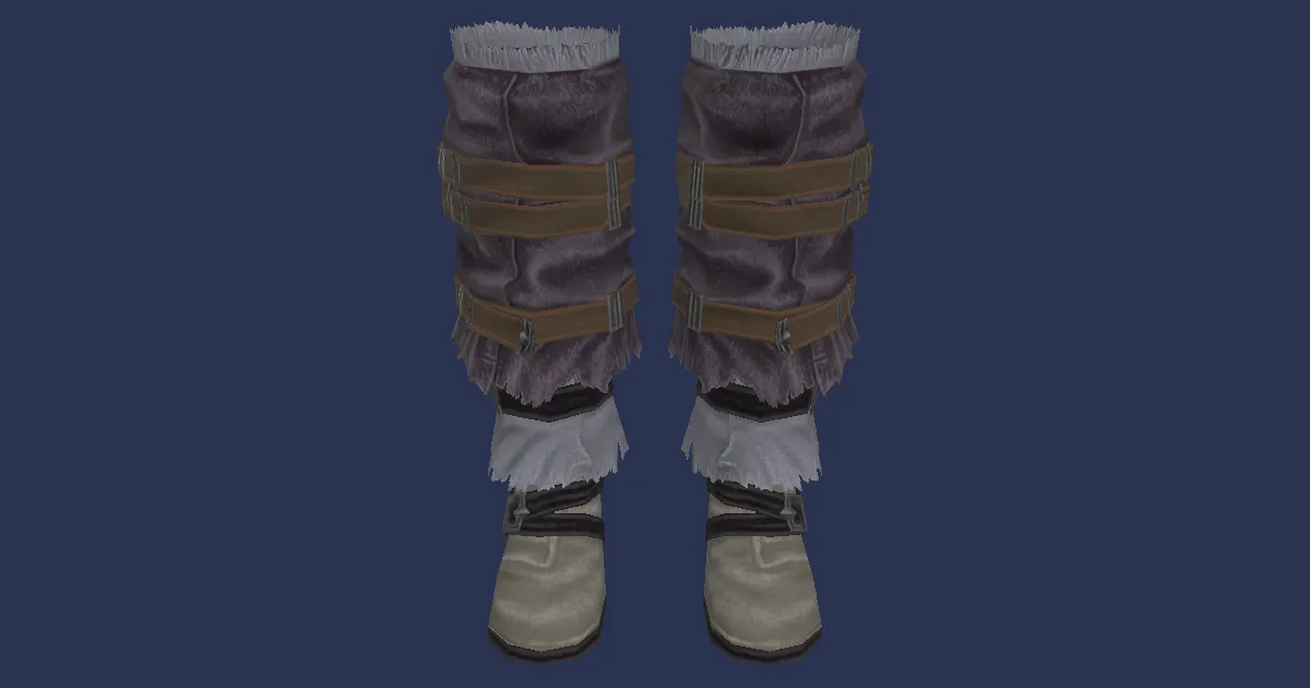 Crocodileskin Leg Wraps of Striking - 3D render