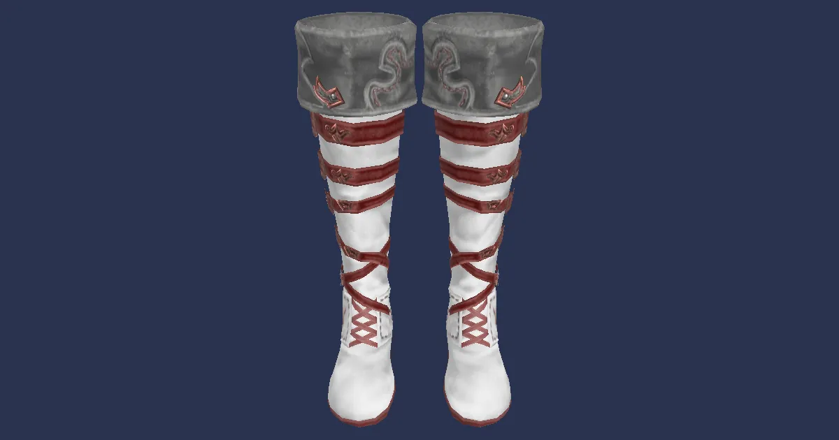 3D-Ansicht von Neo-Königreich-Stiefel der Heilung