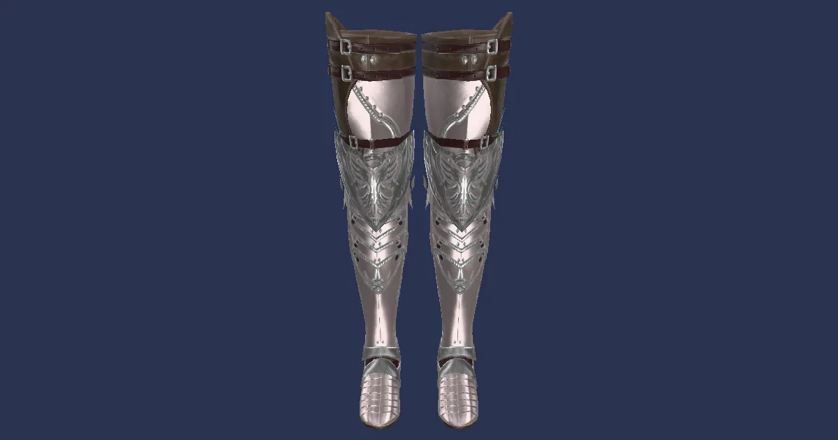 Rendu 3D de Solerets de protecteur de Kixaihih