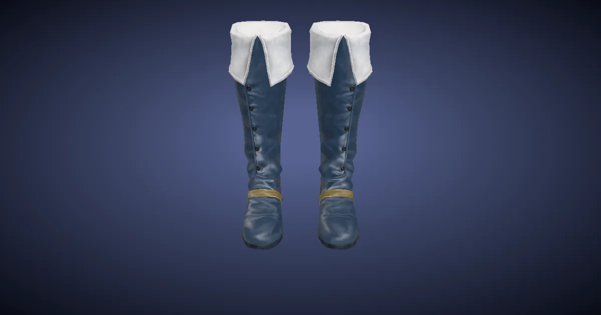 Arcanaut's Boots of Striking - 3D render