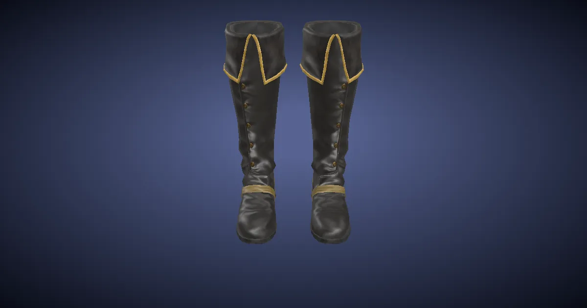 Rendu 3D de Bottes d'éclaireur de naufragé du croissant +2