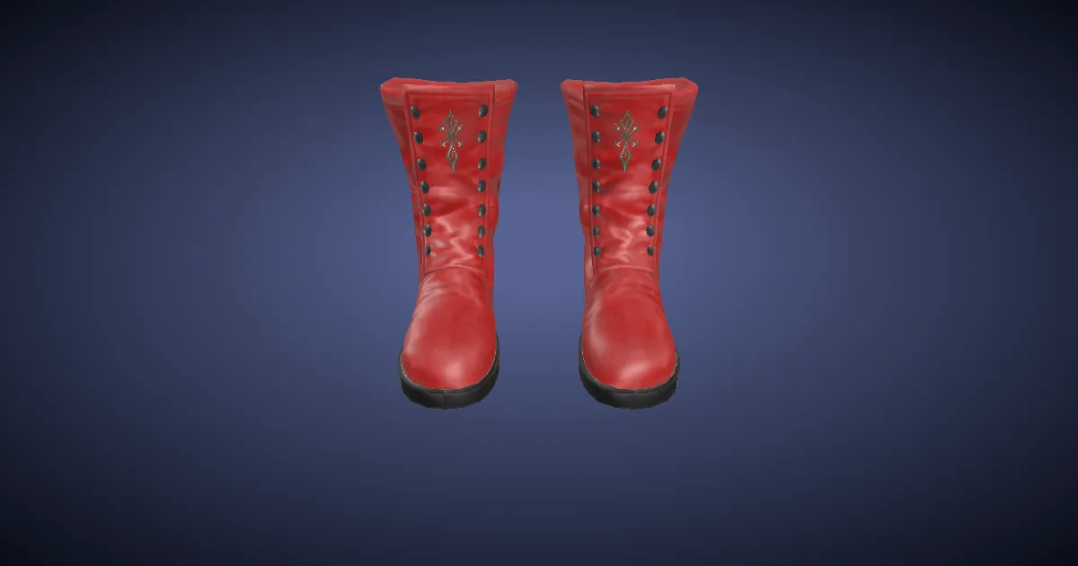 Arcanaut's Boots of Healing - 3D render