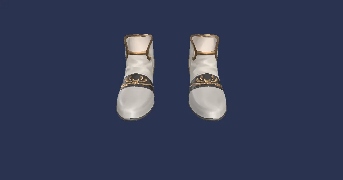 Rendu 3D de Chaussures de pisteur de courtisan assidu améliorées