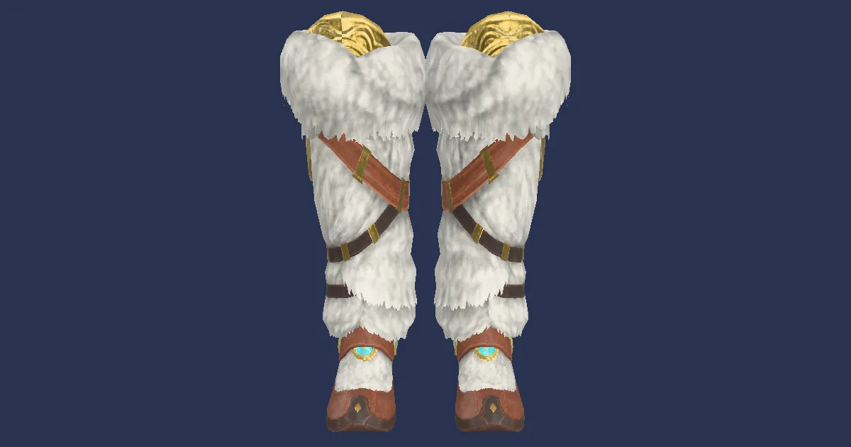 Beastmaster's Boots +2 - 3D render