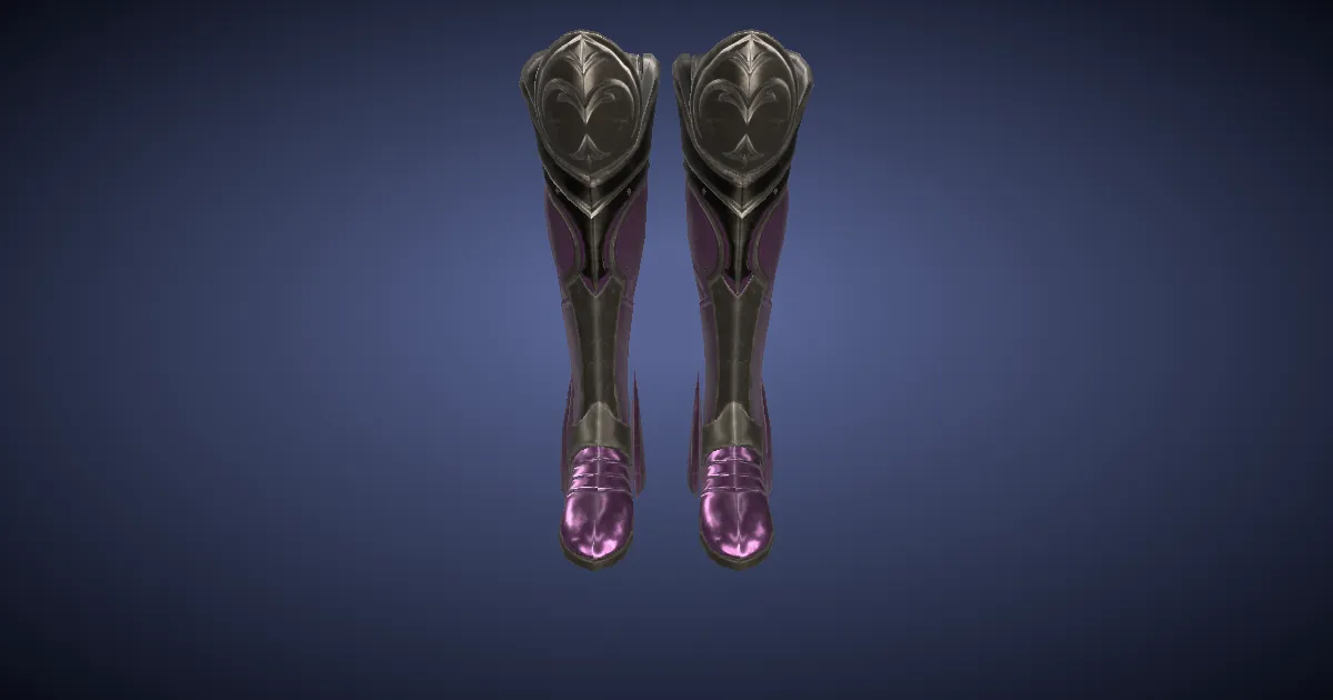 Phantom Vision Sollerets of Maiming - 3D render