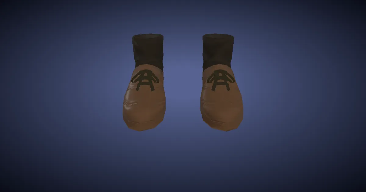 Gazelleskin Shoes - 3D render