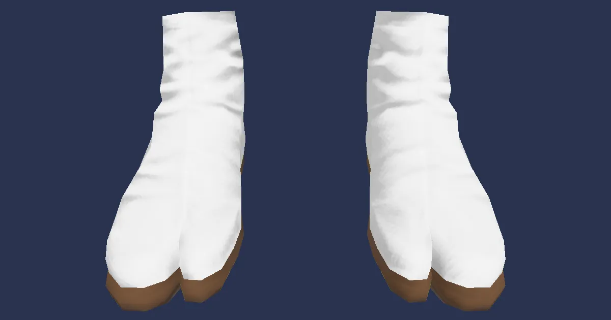 Moonfire Tabi - 3D render