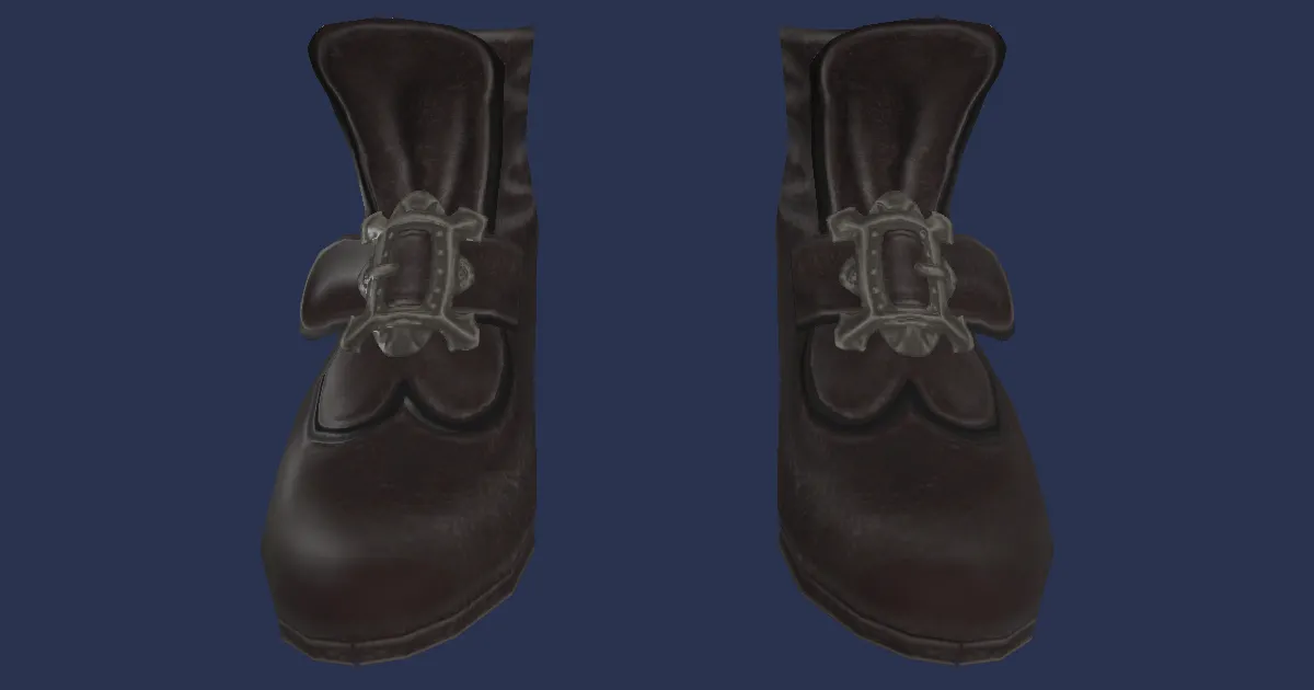Rendu 3D de Bottes de messager de la Valention