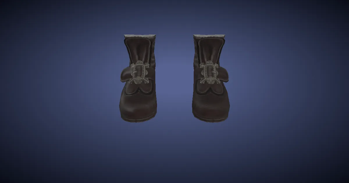 3D-Ansicht von Liebesbotenstiefel