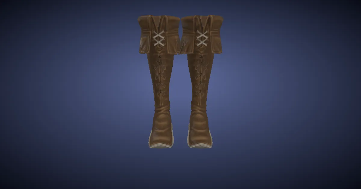 3D-Ansicht von Wanderer-Stiefel