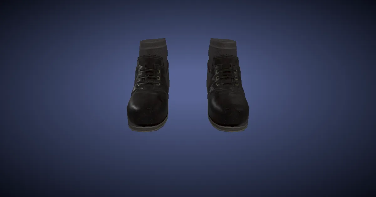 Rendu 3D de Chaussures de savant