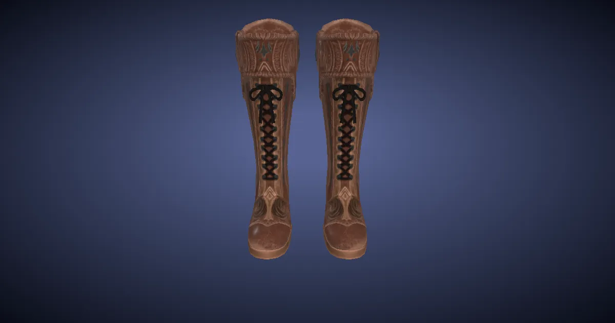 3D-Ansicht von Inselfarmer-Stiefel