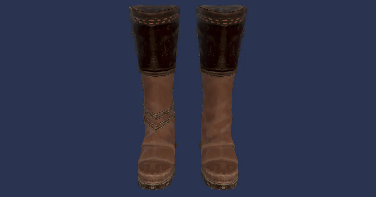 Rendu 3D de Bottes baronniales
