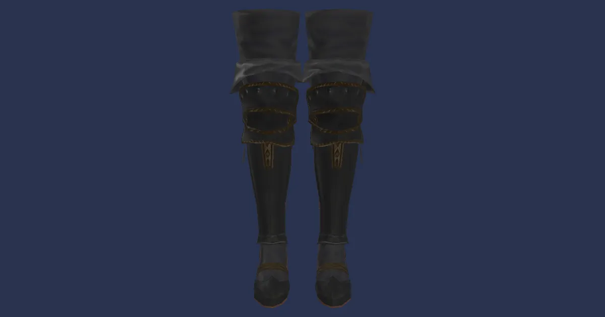 Crystarium Greaves - 3D render