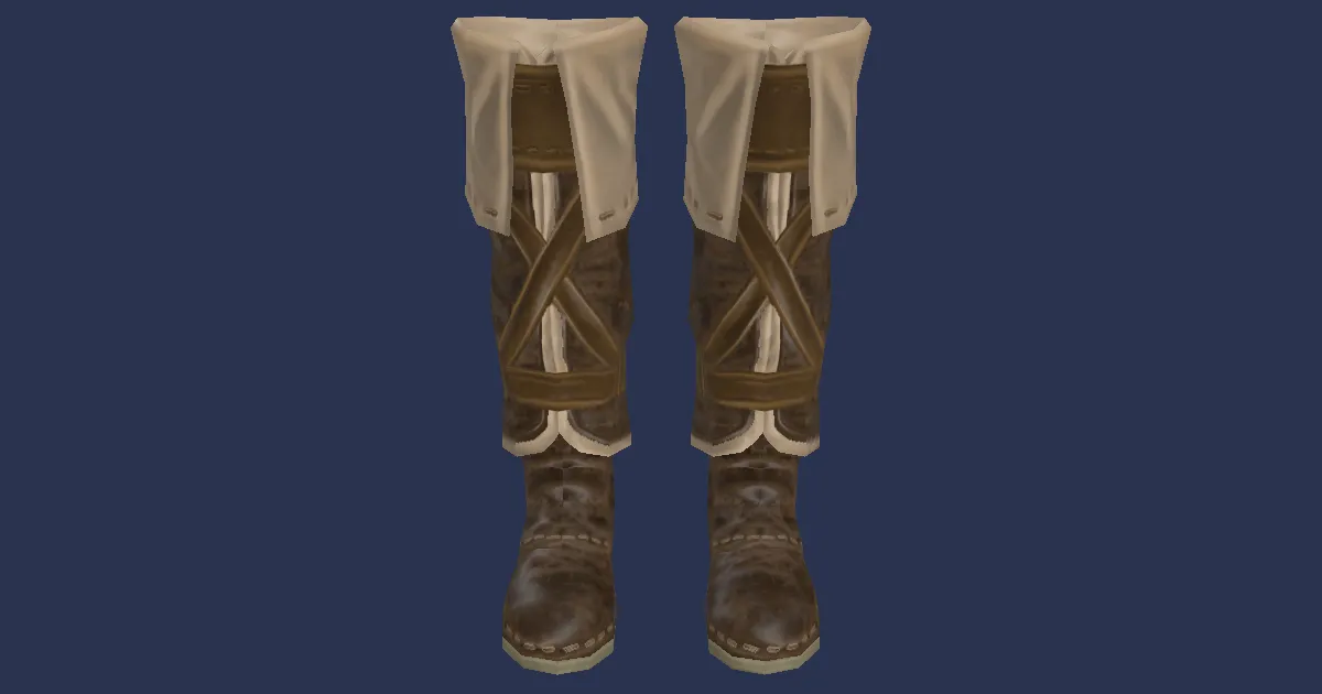 3D-Ansicht von Klauber-Kniestiefel