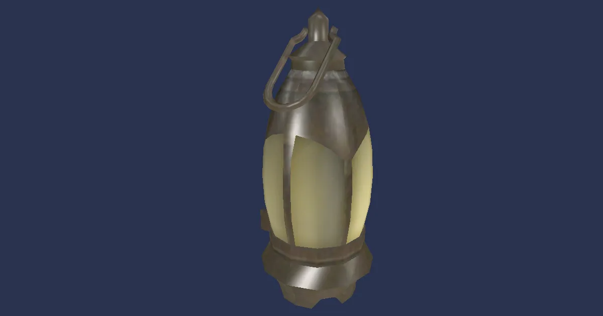 Riviera Lantern - 3D render