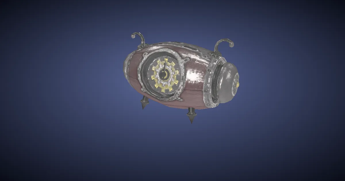 Riviera Table Chronometer - 3D render