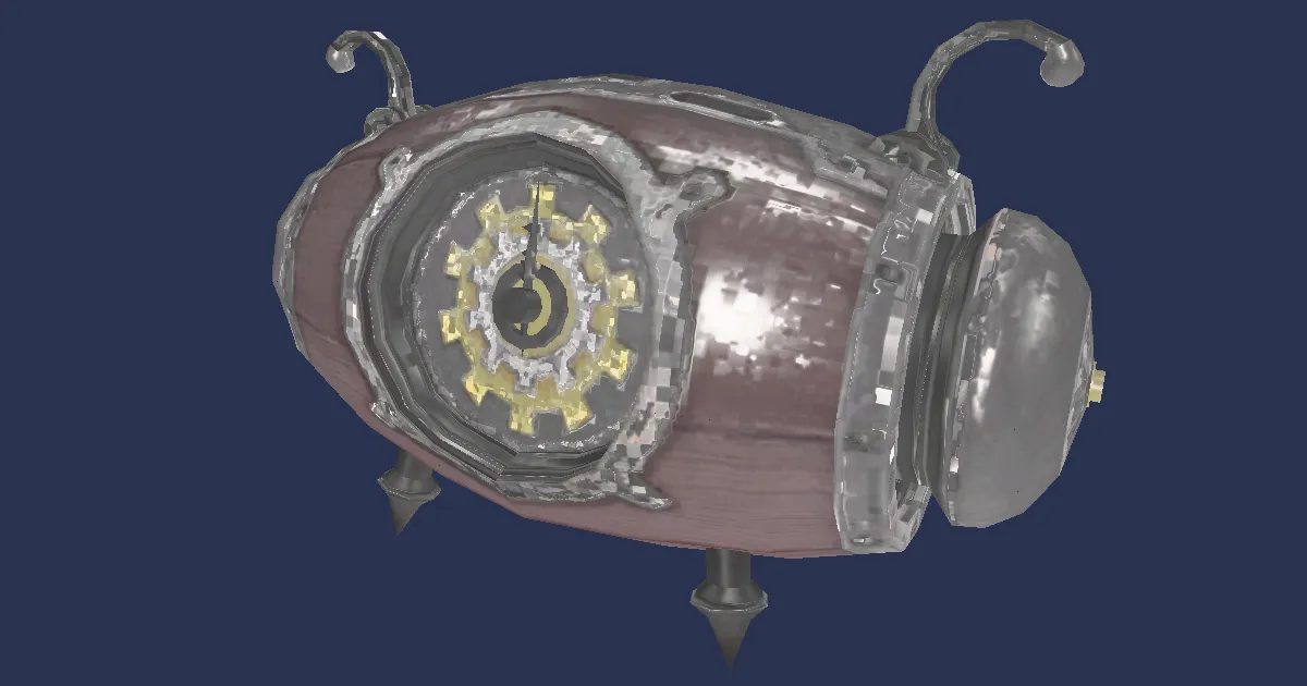 Riviera Table Chronometer - 3D render