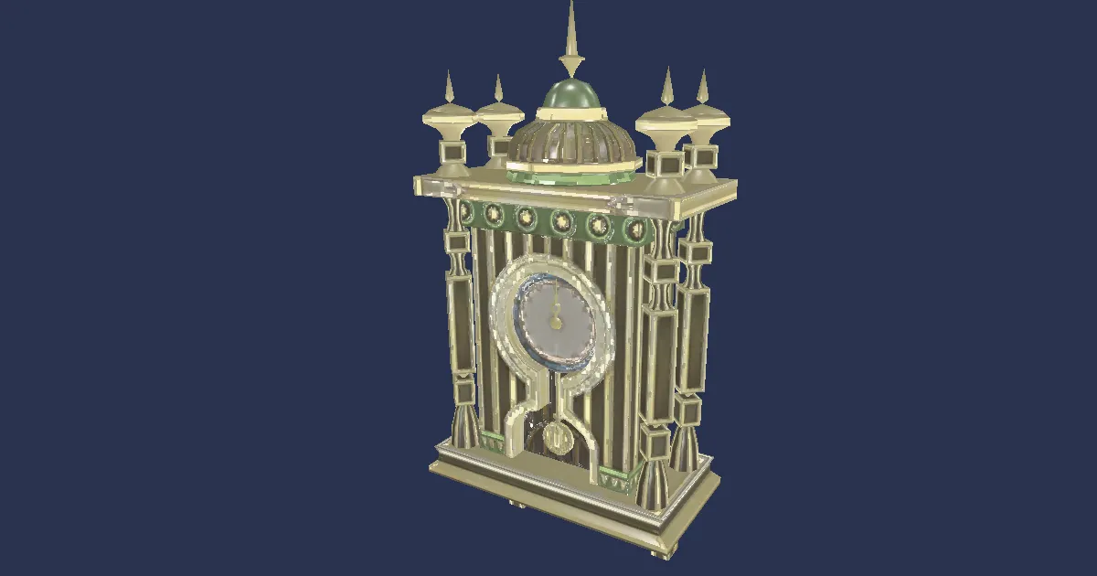 Glade Wall Chronometer - 3D render