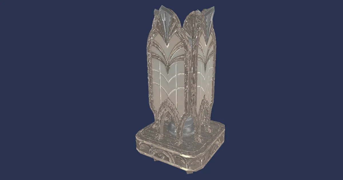 3D-Ansicht von Wald-Stehlampe