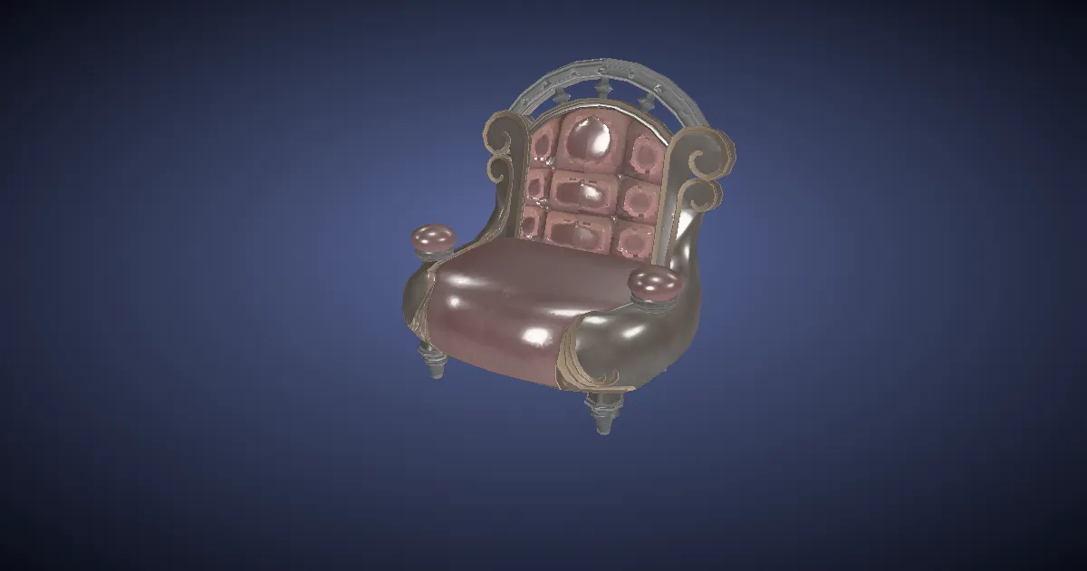 Riviera Armchair - 3D render