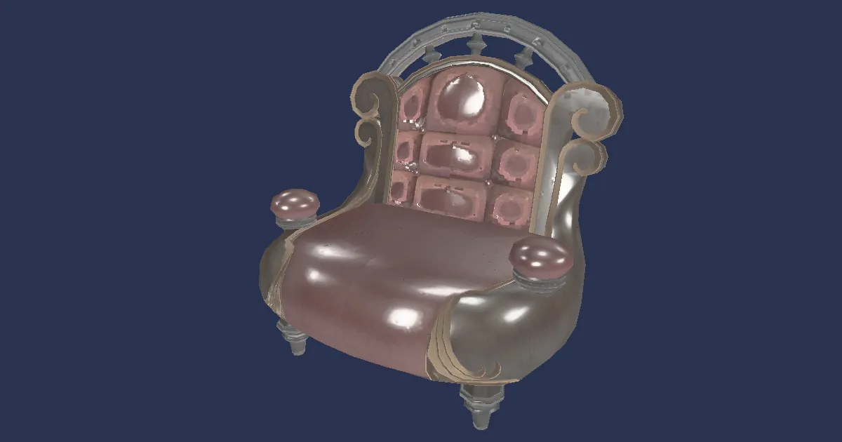 Rendu 3D de Fauteuil noscéen