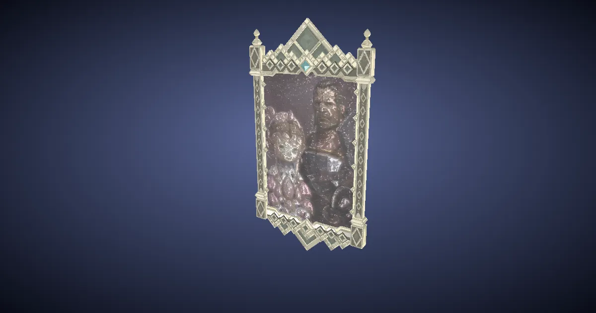 Rendu 3D de Portrait de la Sultane et du général Aldynn