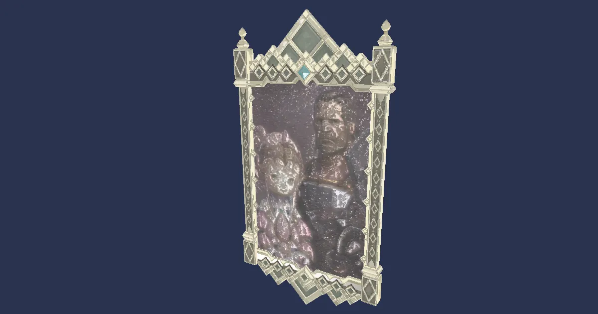 Sultana and Flame General Portrait - 3D render